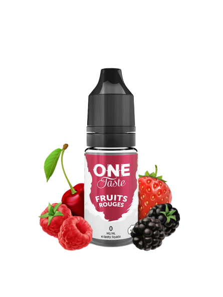 E LIQUIDE ONE TASTE FRUITS ROUGES 10ML - E.TASTY--alavape.com