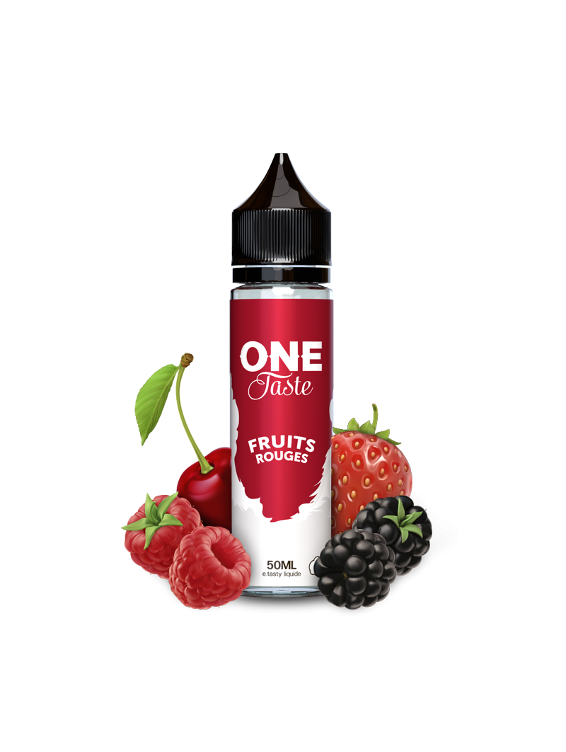 E LIQUIDE ONE TASTE FRUITS ROUGES 50ML - E.TASTY--alavape.com