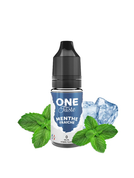 E LIQUIDE ONE TASTE MENTHE FRAICHE 10ML - E.TASTY--alavape.com