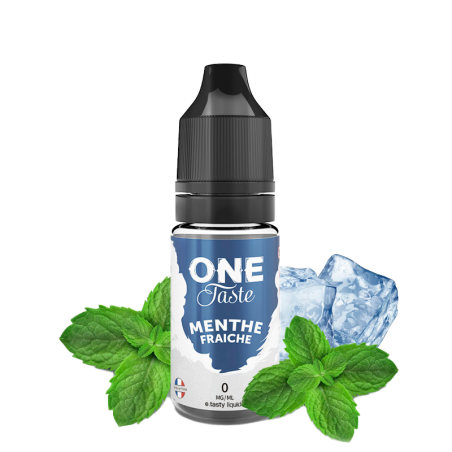 E LIQUIDE ONE TASTE MENTHE FRAICHE 10ML - E.TASTY--alavape.com