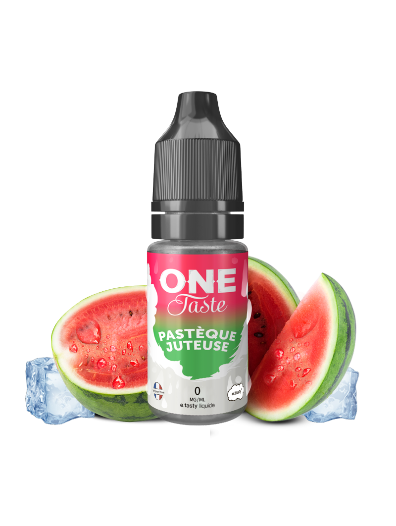 E LIQUIDE ONE TASTE PASTÈQUE JUTEUSE 10ML - E.TASTY--alavape.com