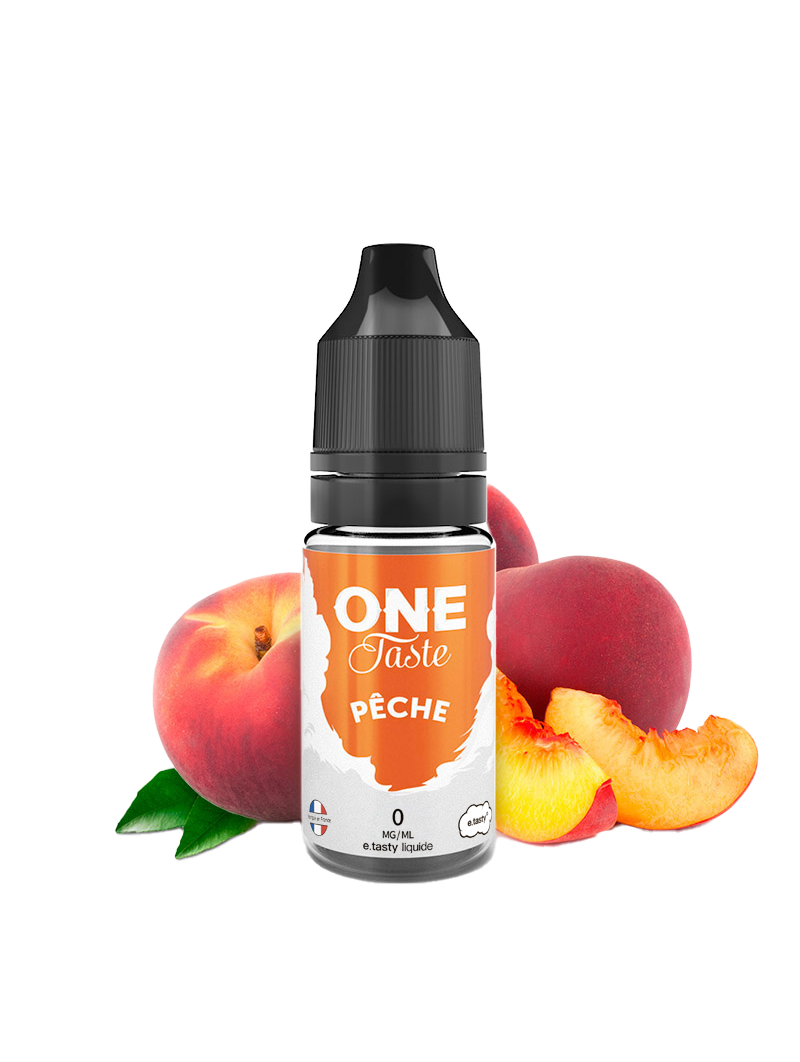 E LIQUIDE ONE TASTE PÊCHE 10ML - E.TASTY--alavape.com