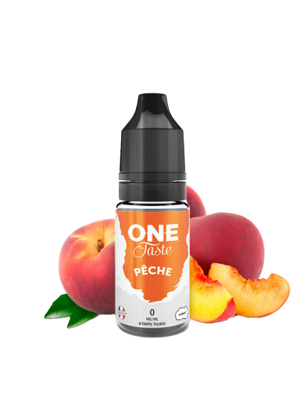 E LIQUIDE ONE TASTE PÊCHE 10ML - E.TASTY--alavape.com