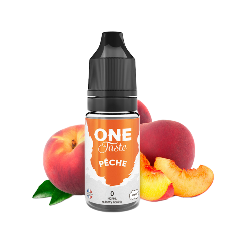 E LIQUIDE ONE TASTE PÊCHE 10ML - E.TASTY--alavape.com