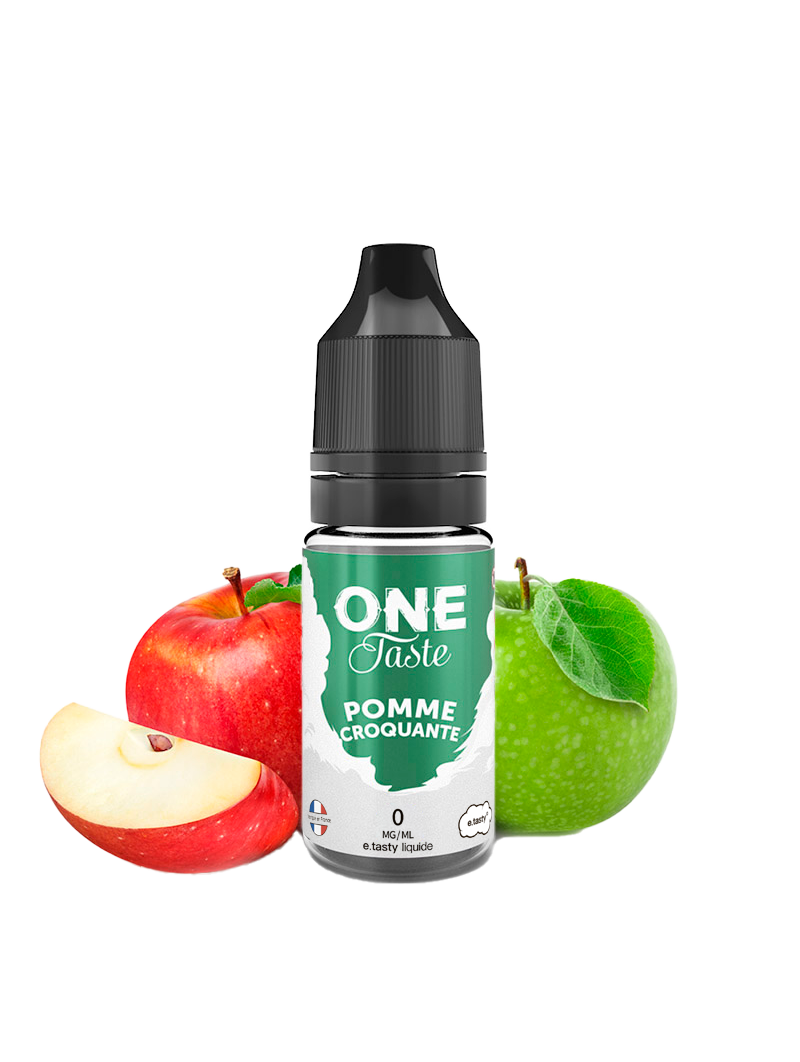 E LIQUIDE ONE TASTE POMME CROQUANTE 10ML - E.TASTY--alavape.com