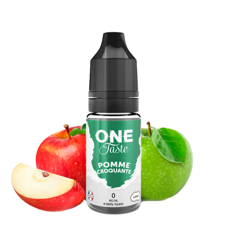 E LIQUIDE ONE TASTE POMME CROQUANTE 10ML - E.TASTY--alavape.com