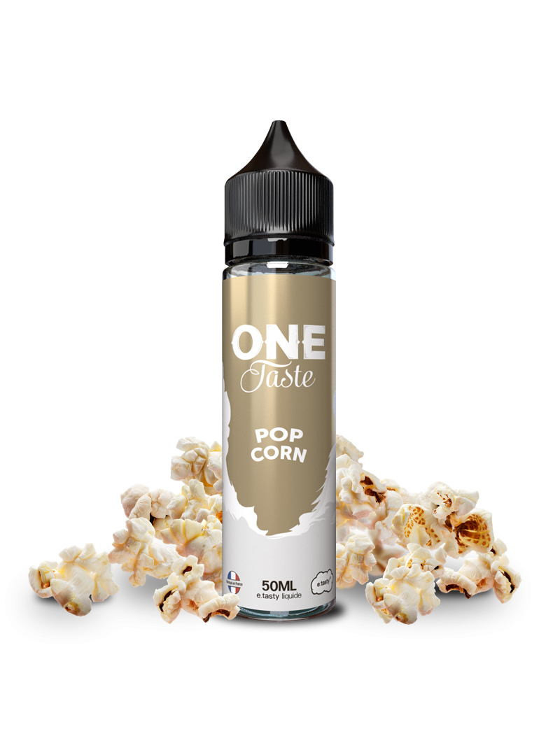 E LIQUIDE ONE TASTE POP CORN 50ML - E.TASTY--alavape.com