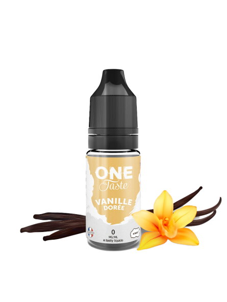 E LIQUIDE ONE TASTE VANILLE DORÉ 10ML - E.TASTY--alavape.com