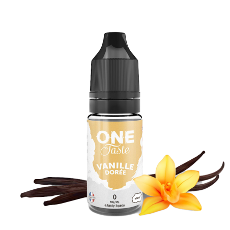 E LIQUIDE ONE TASTE VANILLE DORÉ 10ML - E.TASTY--alavape.com