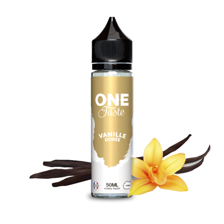 E LIQUIDE ONE TASTE VANILLE DORÉ 50ML - E.TASTY--alavape.com