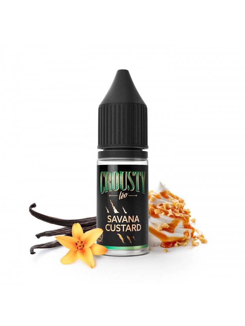 E LIQUIDE CROUSTY LÉO SAVANA CUSTARD 10ML - COOKIN'CLOUD--alavape.com