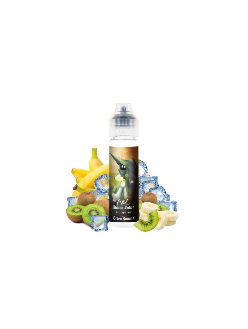 E LIQUIDE HYDEN POTION GREEN BANANA 50ML - ARÔMES ET LIQUIDES--alavape.com