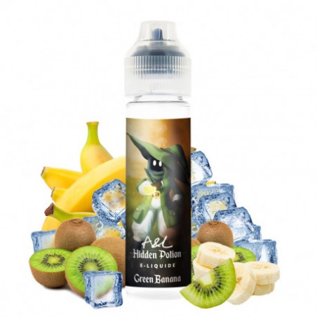 E LIQUIDE HYDEN POTION GREEN BANANA 50ML - ARÔMES ET LIQUIDES--alavape.com