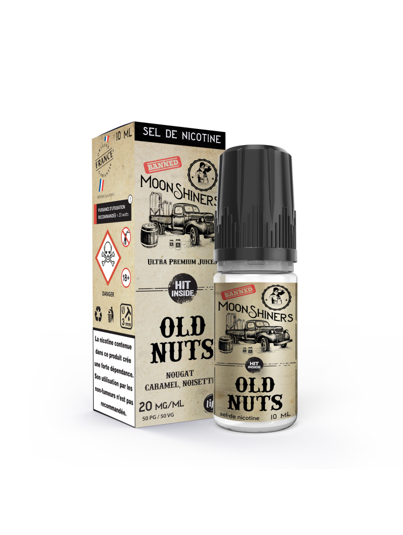 E LIQUIDE MOONSHIRE OLD NUTS 10ML SEL DE NICOTINE - LIPSVAPE--alavape.com