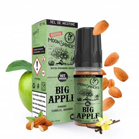 E LIQUIDE MOONSHIRE BIG APPLE 10ML SEL DE NICOTINE - LIPSVAPE--alavape.com
