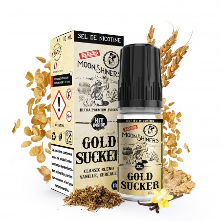 E LIQUIDE MOONSHIRE GOLD SUCKER 10ML SEL DE NICOTINE - LIPSVAPE--alavape.com