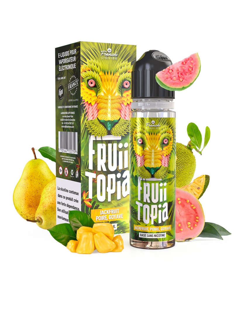 E LIQUIDE FRUIITOPIA JACKFRUIT POIRE GOYAVE 50ML - LIPSVAPE--alavape.com