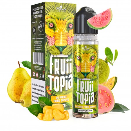 E LIQUIDE FRUIITOPIA JACKFRUIT POIRE GOYAVE 50ML - LIPSVAPE--alavape.com