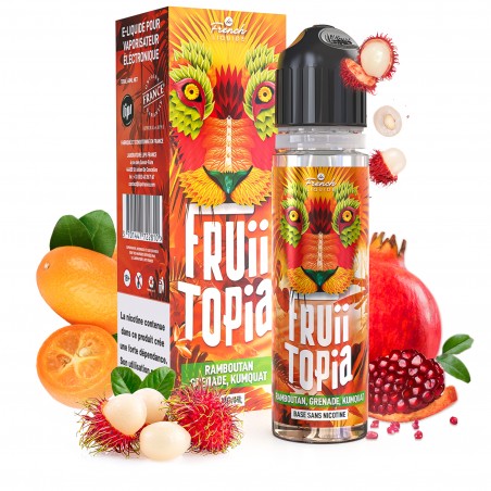 E LIQUIDE FRUIITOPIA JACKFRUIT RAMBOUTAN GRENADE KUMQUAT 50ML - LIPSVAPE--alavape.com