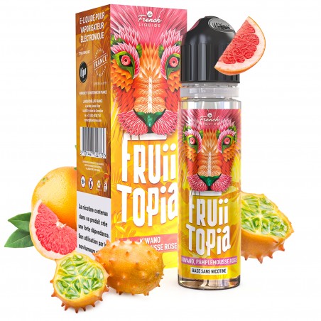 E LIQUIDE FRUIITOPIA JACKFRUIT KIWANO PAMPLEMOUSSE ROSE 50ML - LIPSVAPE--alavape.com