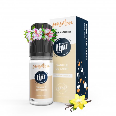 E LIQUIDE LE FRENCH LIQUIDE VANILLE DE TAHITI 10ML - LIPSVAPE--alavape.com
