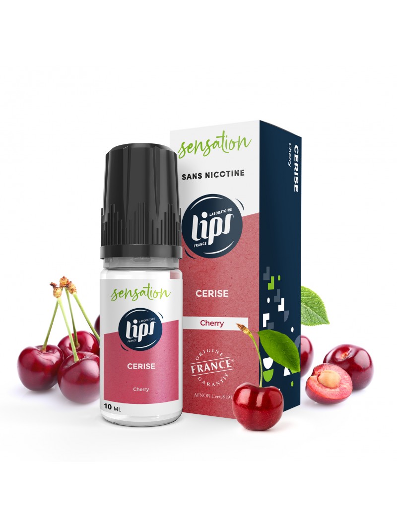 E LIQUIDE LE FRENCH LIQUIDE CERISE 10ML - LIPSVAPE--alavape.com