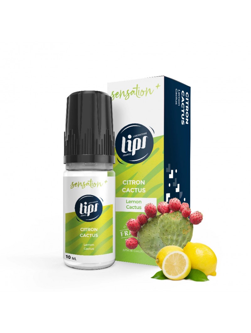 E LIQUIDE LE FRENCH LIQUIDE CACTUS CITRON 10ML - LIPSVAPE--alavape.com