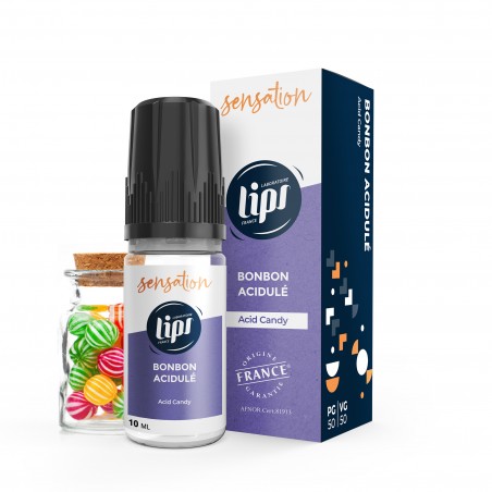 E LIQUIDE LE FRENCH LIQUIDE BONBON ACIDULÉ 10ML - LIPSVAPE--alavape.com