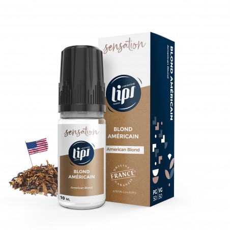 E LIQUIDE LE FRENCH LIQUIDE BLOND AMÉRICAIN 10ML - LIPSVAPE--alavape.com