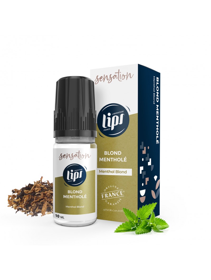 E LIQUIDE LE FRENCH LIQUIDE BLOND MENTHOLÉ 10ML - LIPSVAPE--alavape.com