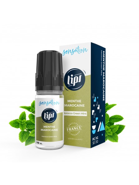E LIQUIDE LE FRENCH LIQUIDE MENTHE MAROCAINE 10ML - LIPSVAPE--alavape.com