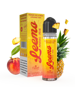 E LIQUIDE LEEMO ANANAS PÊCHE 50ML - LIPSVAPE--alavape.com