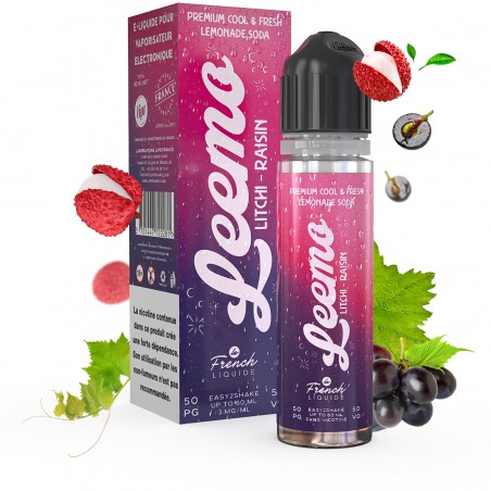 E LIQUIDE LEEMO LITCHI RAISIN 50ML - LIPSVAPE--alavape.com