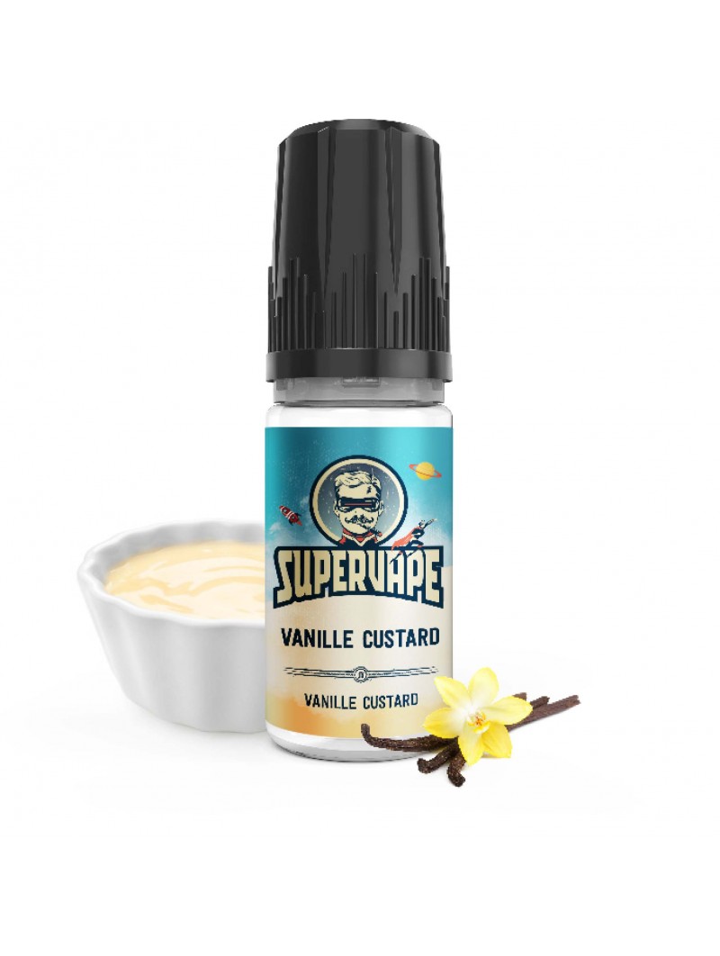 CONCENTRÉ SUPERVAPE VANILLE CUSTARD 10ML - LISPVAPE-DIY - Do It Yourself-alavape.com