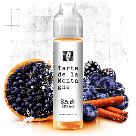 E LIQUIDE TARTE DE LA MONTAGNE 40ML - BEURK RESEARCH--alavape.com