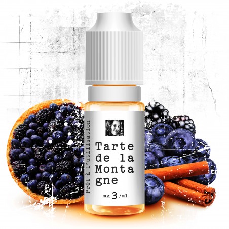 E LIQUIDE TARTE DE LA MONTAGNE 10ML SEL DE NICOTINE - BEURK RESEARCH--alavape.com