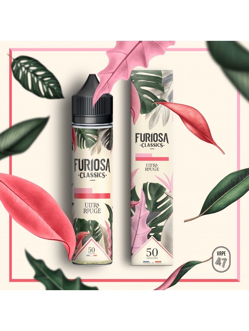 E LIQUIDE FURIOSA CLASSICS ULTRA ROUGE 50ML - VAPE 47--alavape.com