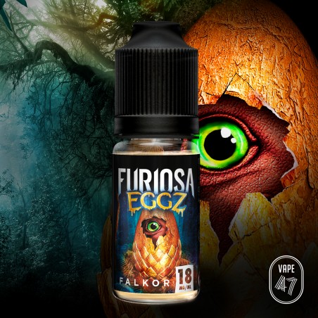 E LIQUIDE FURIOSA EGGZ FALKOR 10ML - VAPE 47--alavape.com