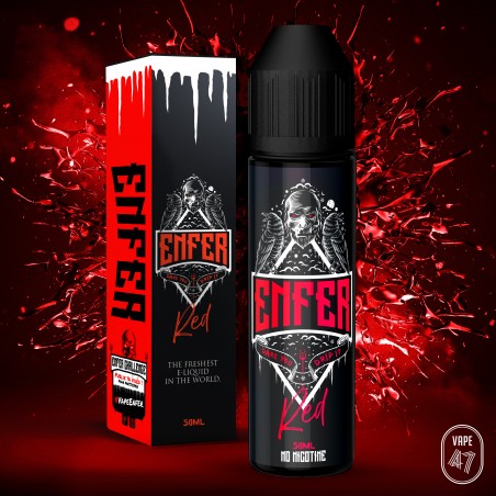 E LIQUIDE ENFER RED 50ML - VAPE 47--alavape.com