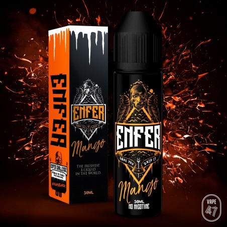 E LIQUIDE ENFER MANGO 50ML - VAPE 47--alavape.com