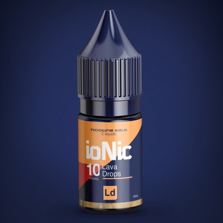 E LIQUIDE IONIC LAVA DROPS 10ML SEL DE NICOTINE - VAPE 47--alavape.com