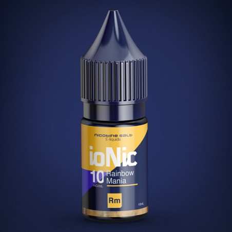 E LIQUIDE IONIC RAINBOW MANIA 10ML SEL DE NICOTINE - VAPE 47--alavape.com