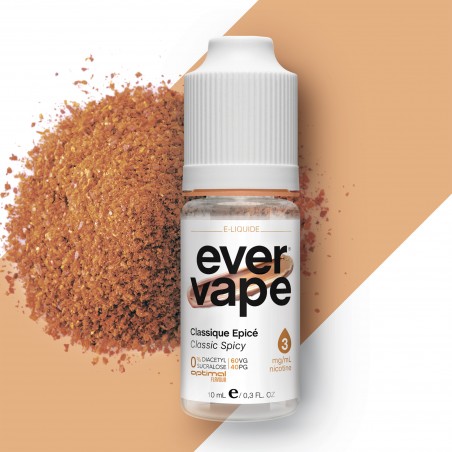 E LIQUIDE EVER VAPE CLASSIQUE ÉPICÉ 10ML - VAPE 47--alavape.com