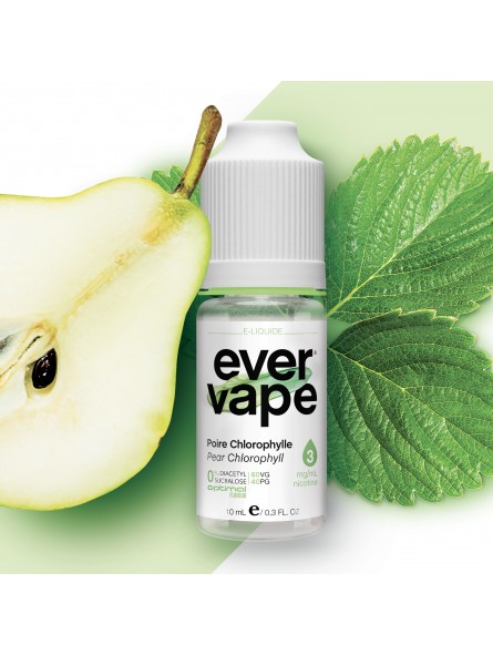 E LIQUIDE EVER VAPE POIRE CHLOROPHYLLE 10ML - VAPE 47--alavape.com