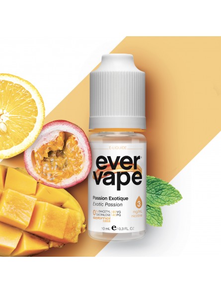 E LIQUIDE EVER VAPE PASSION EXOTIQUE 10ML - VAPE 47--alavape.com