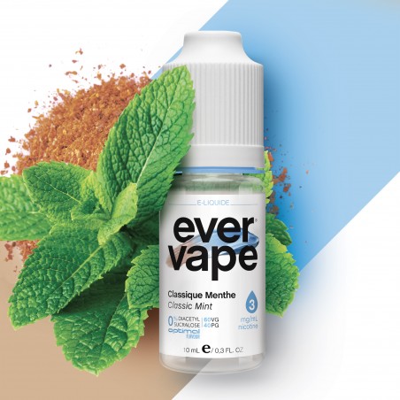 E LIQUIDE EVER VAPE CLASSIQUE MENTHE 10ML - VAPE 47--alavape.com