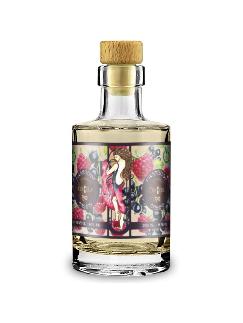 E LIQUIDE ÉDITION 1900 FRAMBOISE CASSIS 200ML - CURIEUX--alavape.com