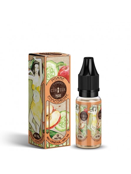 E LIQUIDE ÉDITION 1900 POMME CONCOMBRE 10ML - CURIEUX--alavape.com