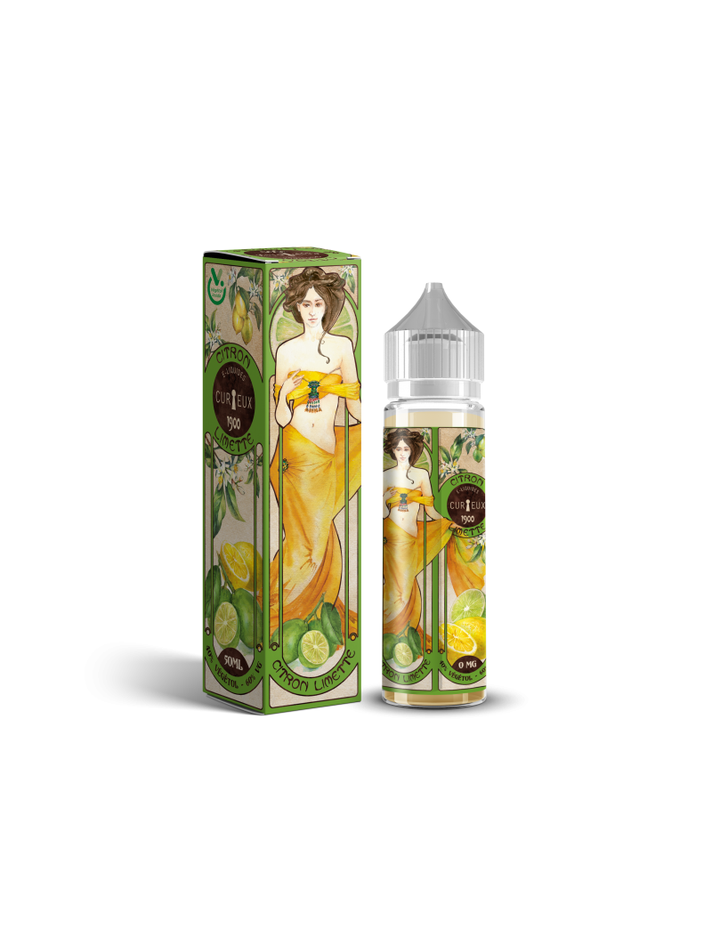 E LIQUIDE ÉDITION 1900 CITRON LIMETTE 50ML - CURIEUX-Accueil-alavape.com