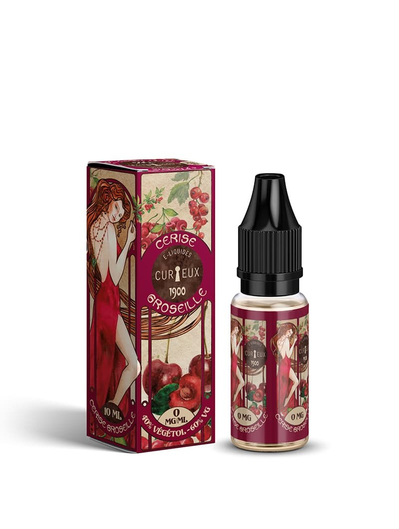 E LIQUIDE ÉDITION 1900 CERISE GROSEILLE 10ML - CURIEUX--alavape.com